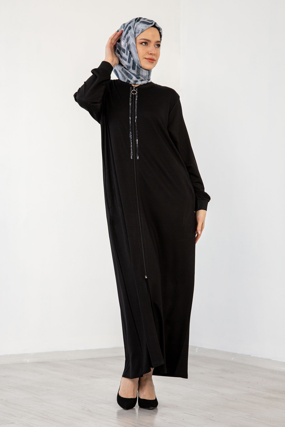 24122 Ferace 44-46-48 - Siyah - 3