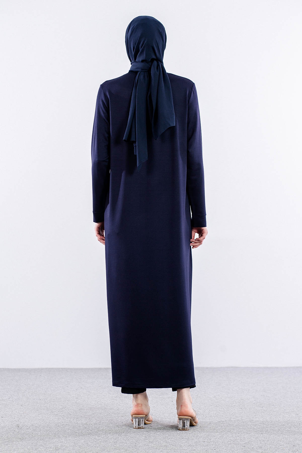 24137 Elbise 44-46-48 - Lacivert - - 4