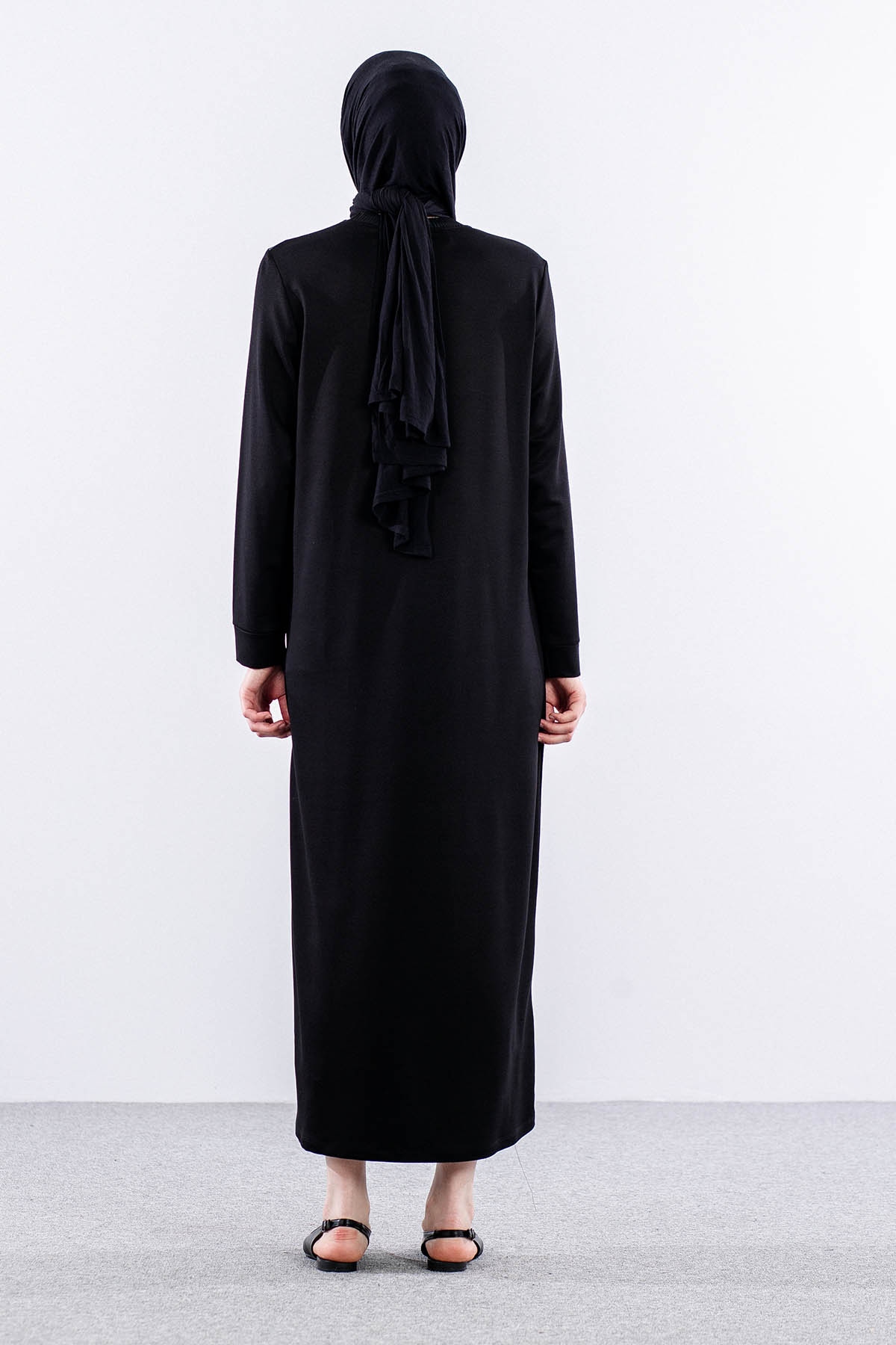 24137 Elbise 44-46-48 - Siyah  - - 4