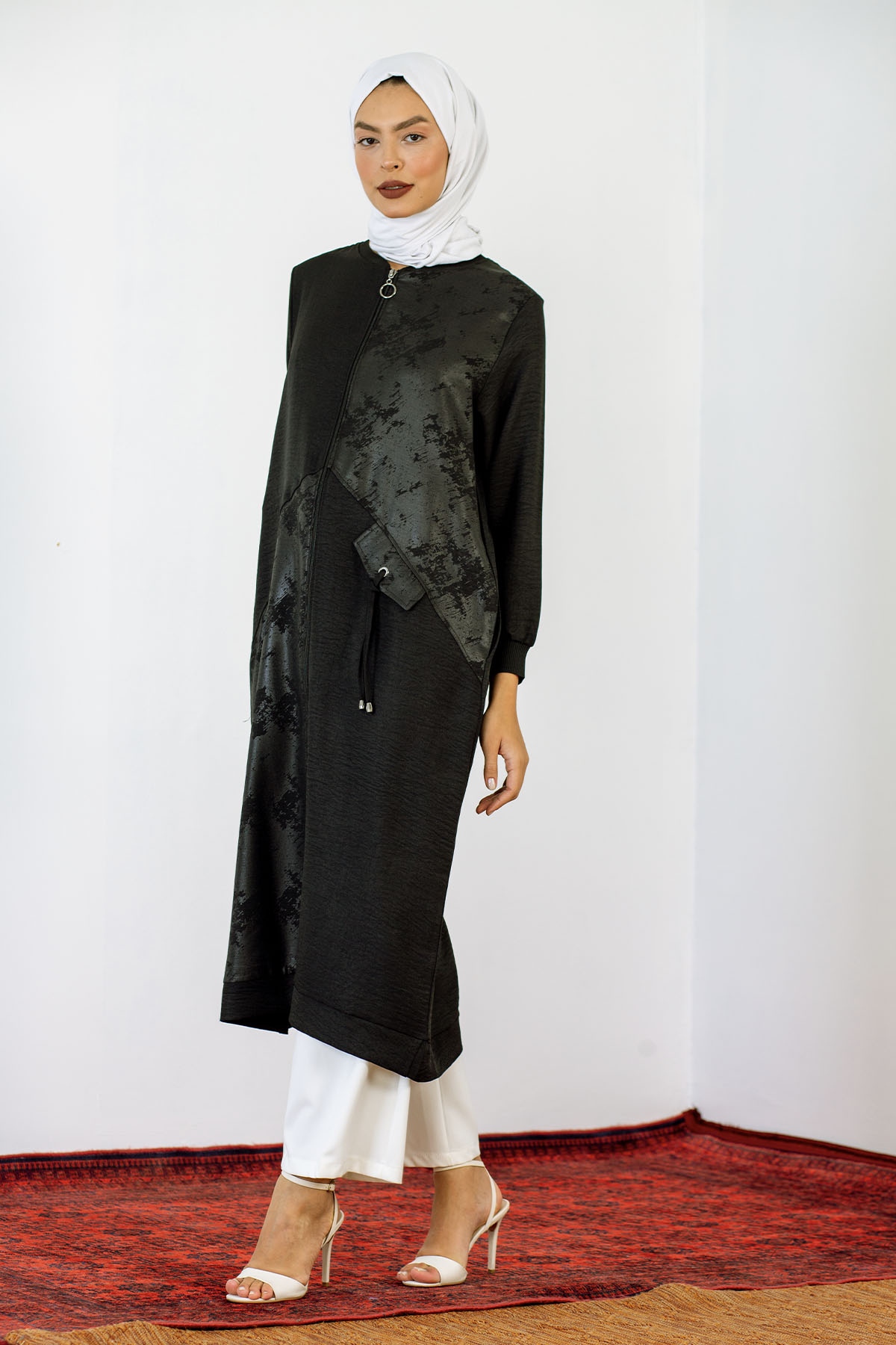 24138 Tunik 44-46 Taşli - Yesil - 1