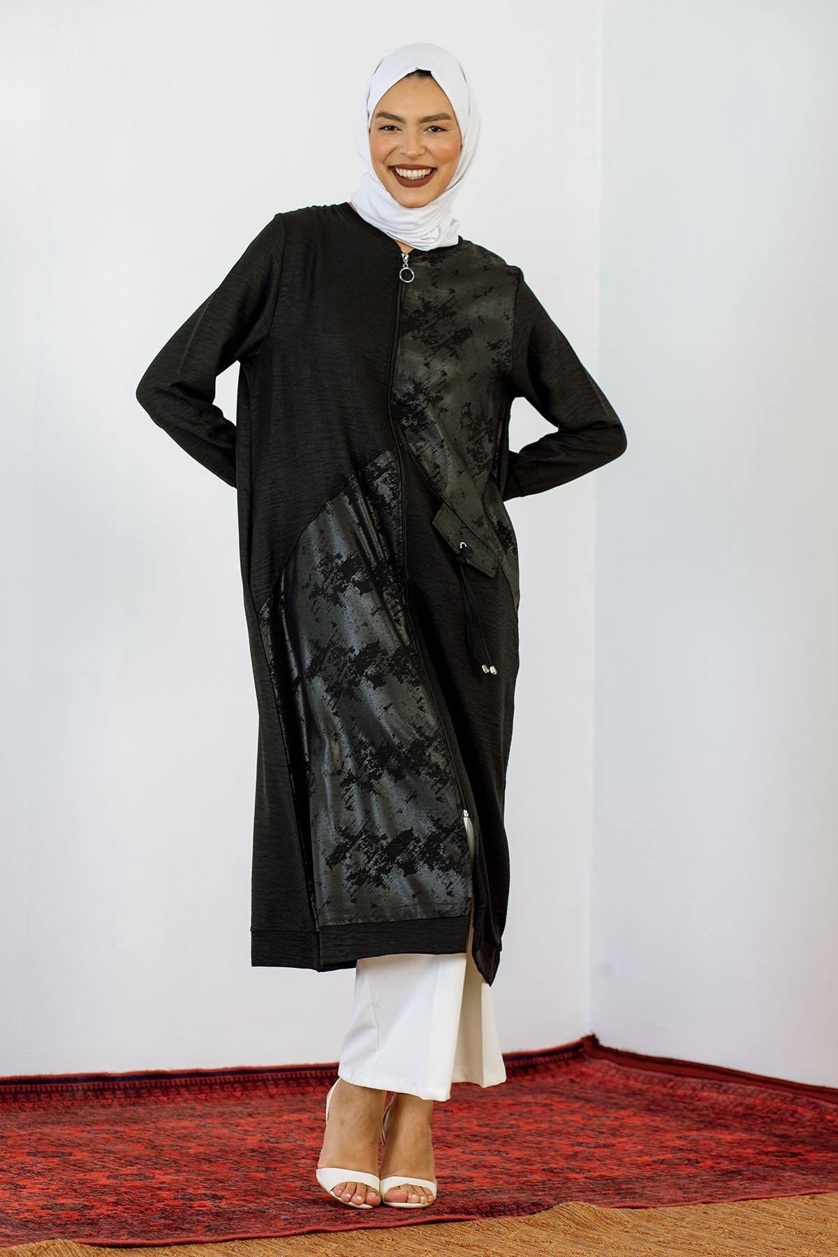 24138 Tunik 44-46 Taşli - Yesil - 2