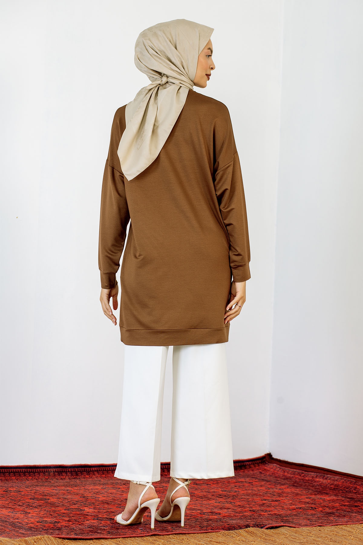 24140 Tunik 44-46 Taş - Kahve - 5