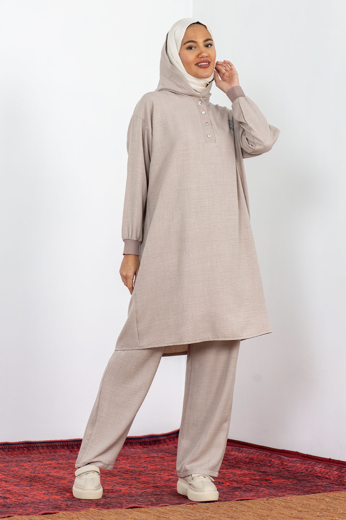 24148 Takim 44-46 - Bej - 2