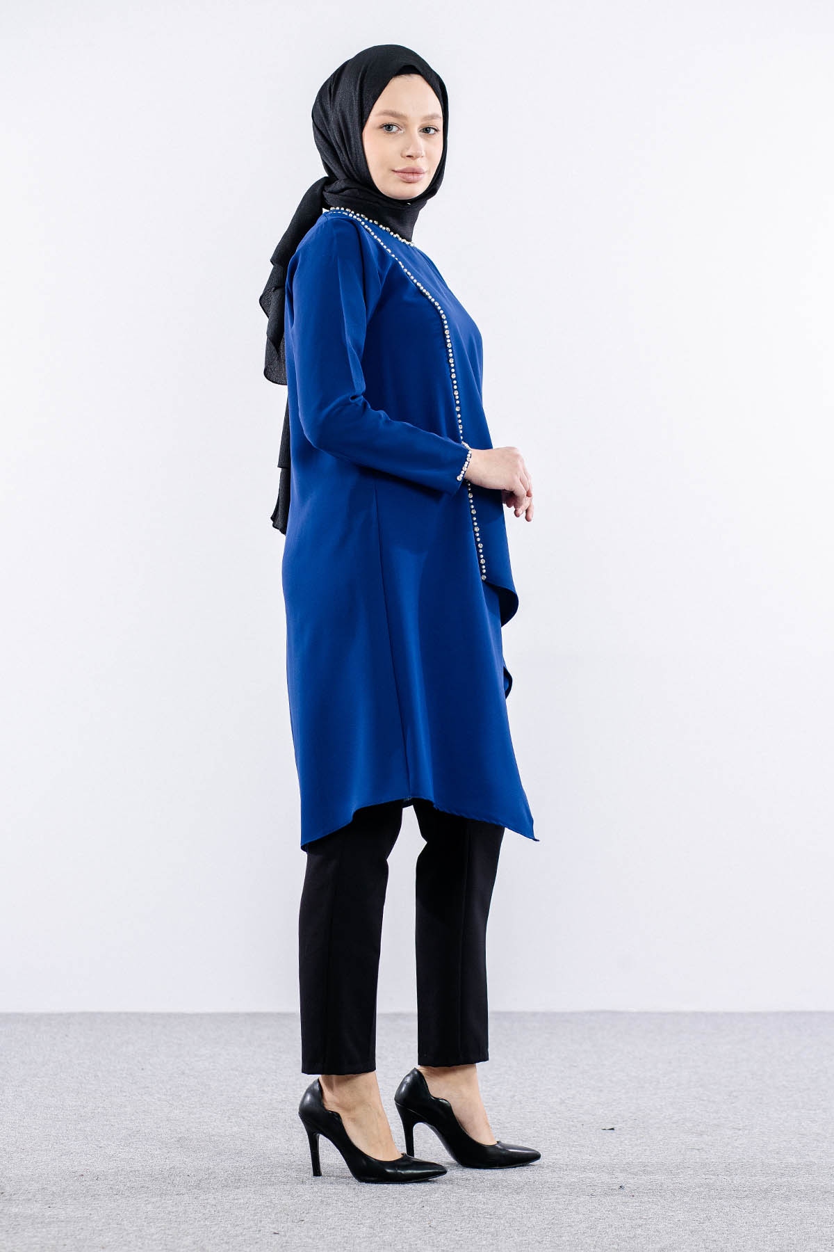 2417 Tunik 42-48 İnci - Sax - 3