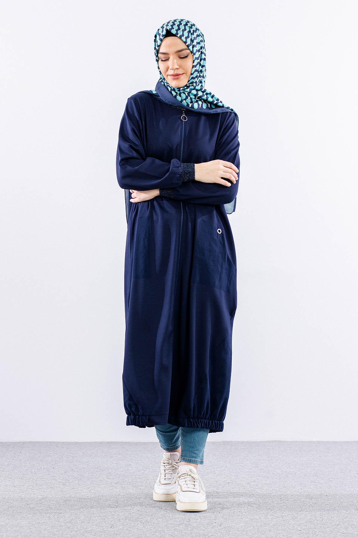 24231 Kap 44-46-48 - Lacivert  - - 2