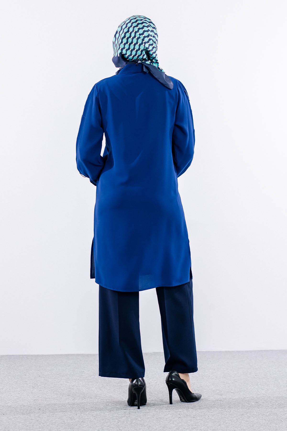 2424 Tunik 42-48 Kol Tas - Sax - 5