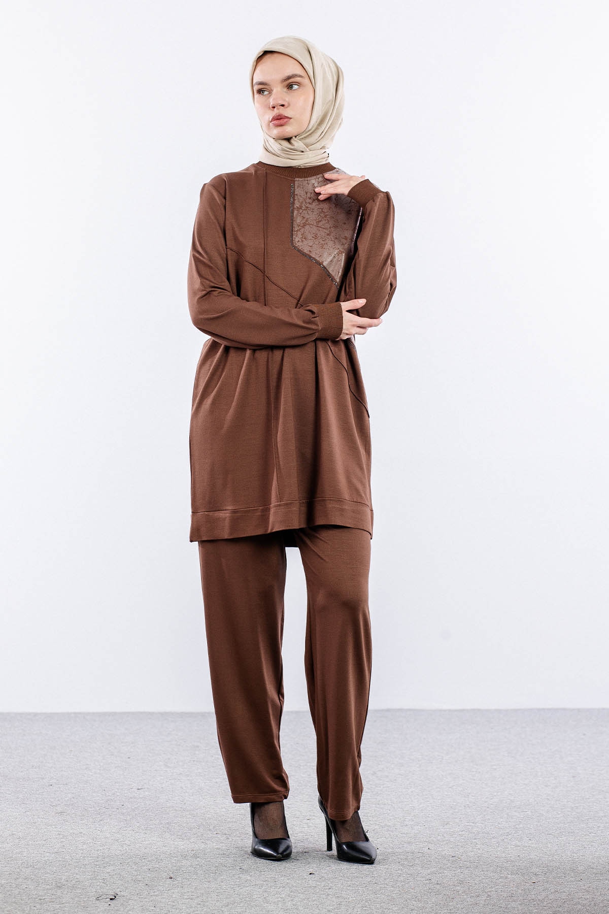 24241 Takim 44-46 - Kahve - 2