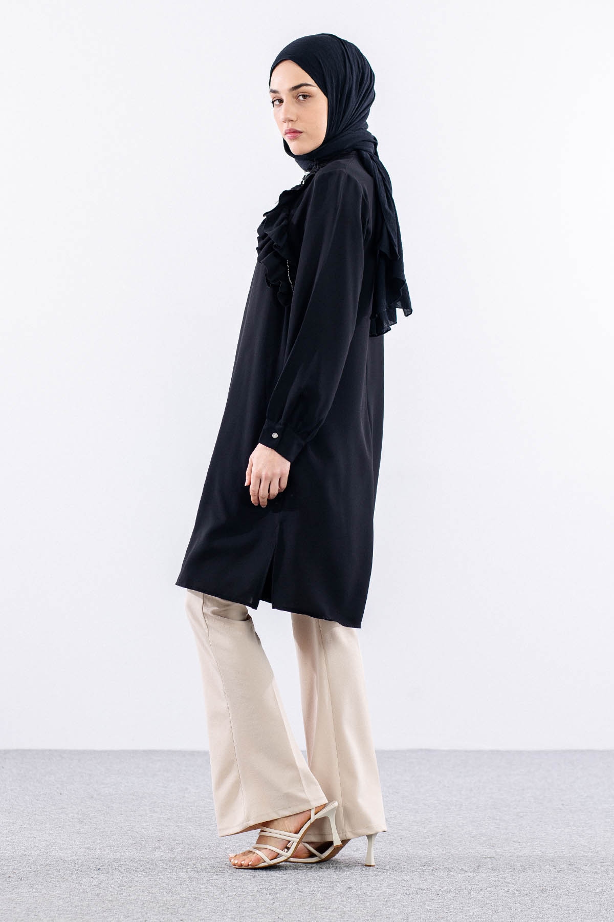 2425 Tunik 42-48 Bros - Siyah - 3