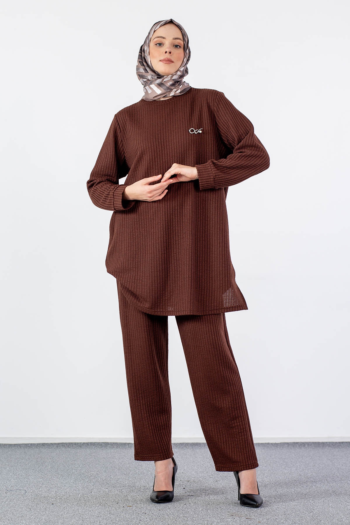 24254 Takim 44-46 - Kahve - 1