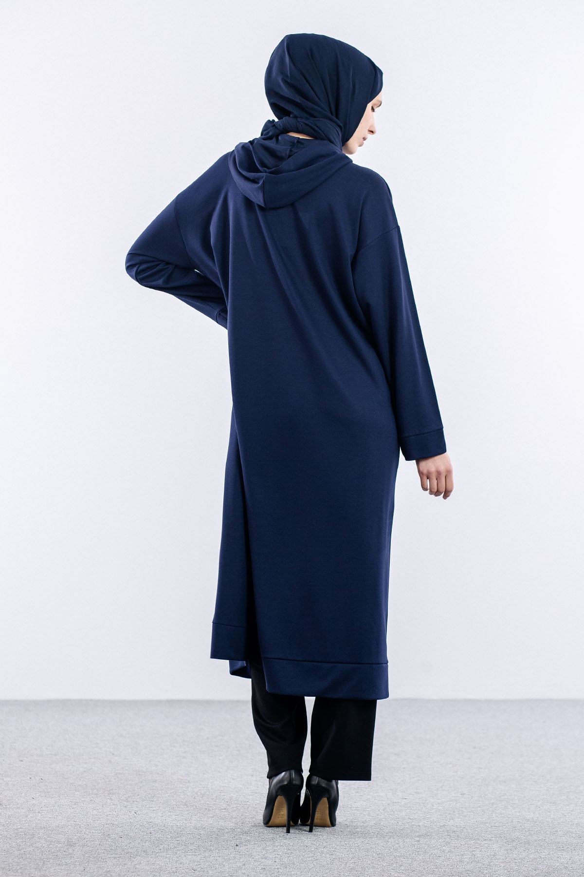 24258 şik Kap 44-46-48 - Lacivert - 4