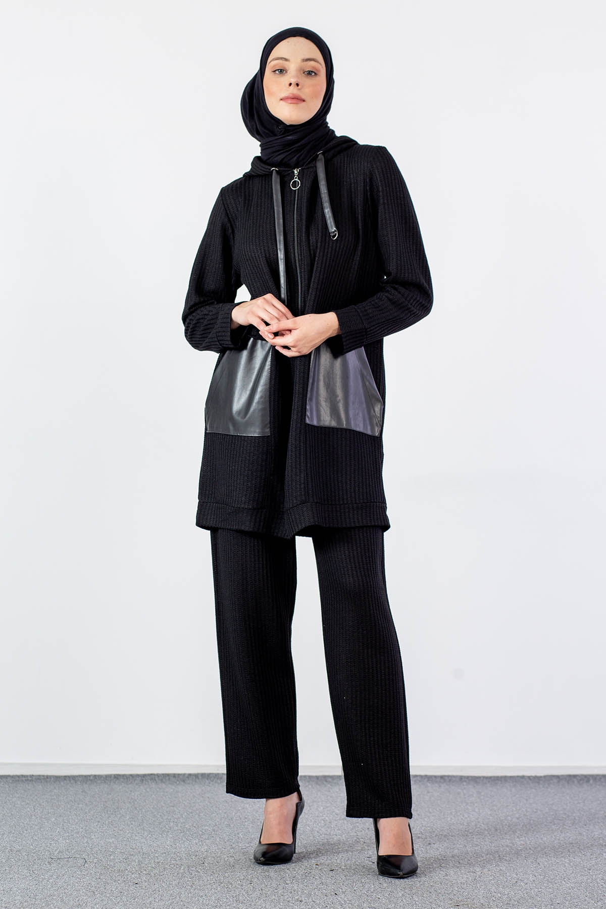 24266 Takim 44-46 - Siyah - 1