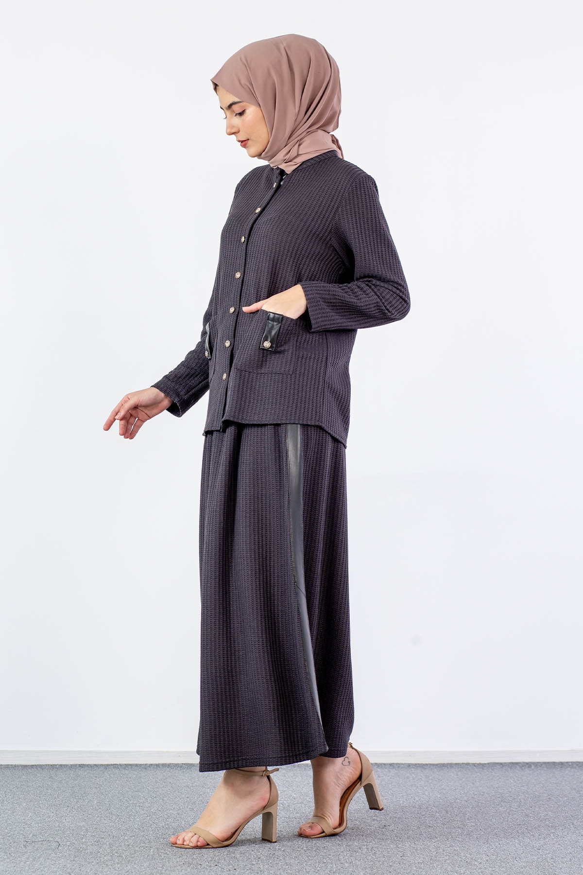 24270 E.takim 44-46 - Gri - 4