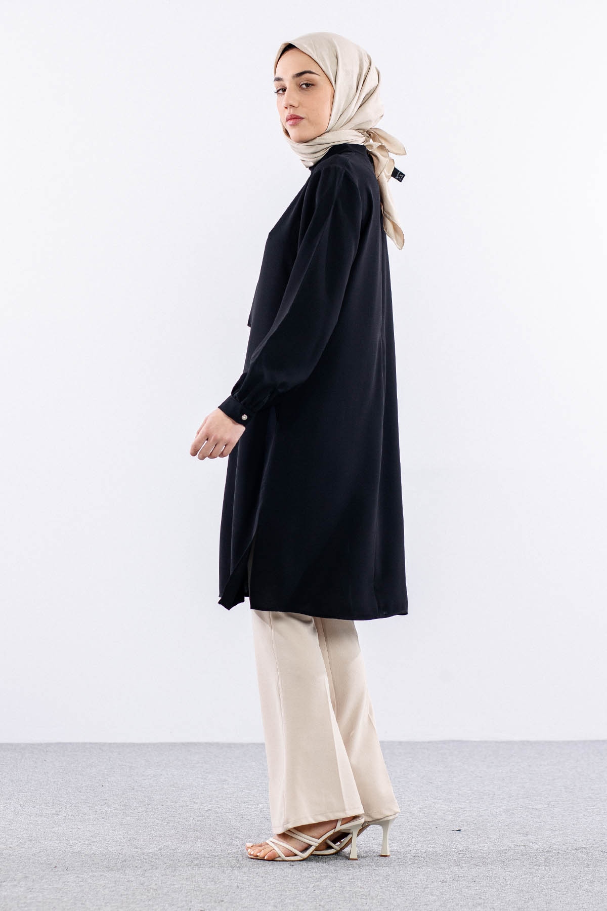 2428 Tunik 42-48 Kravat - Siyah - 3