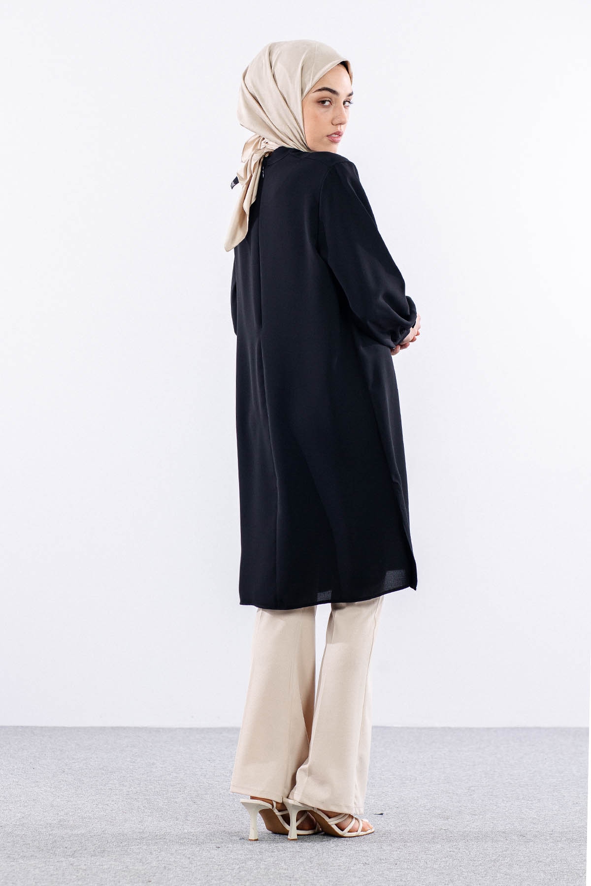 2428 Tunik 42-48 Kravat - Siyah - 4