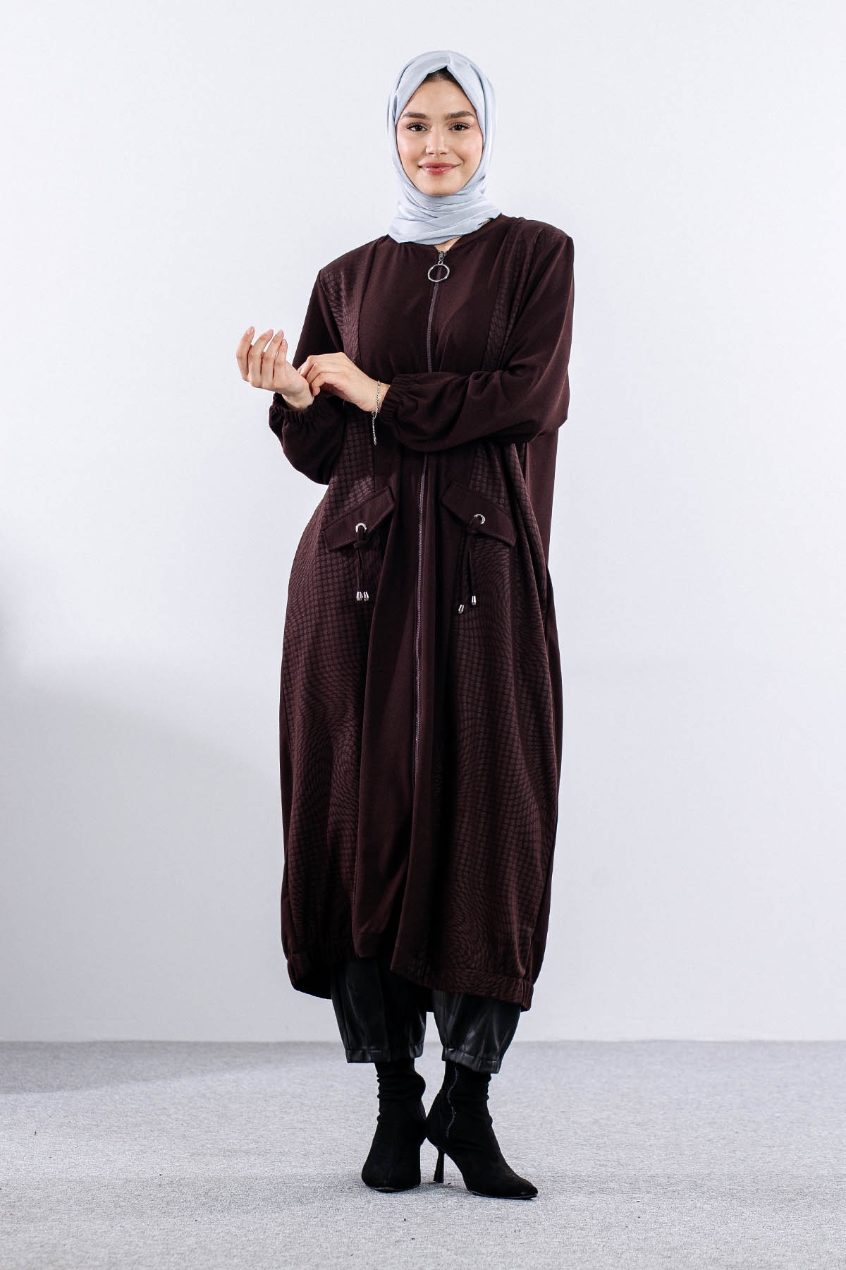 24285 Ferm.kap 44-46-48 - Kahve - 1