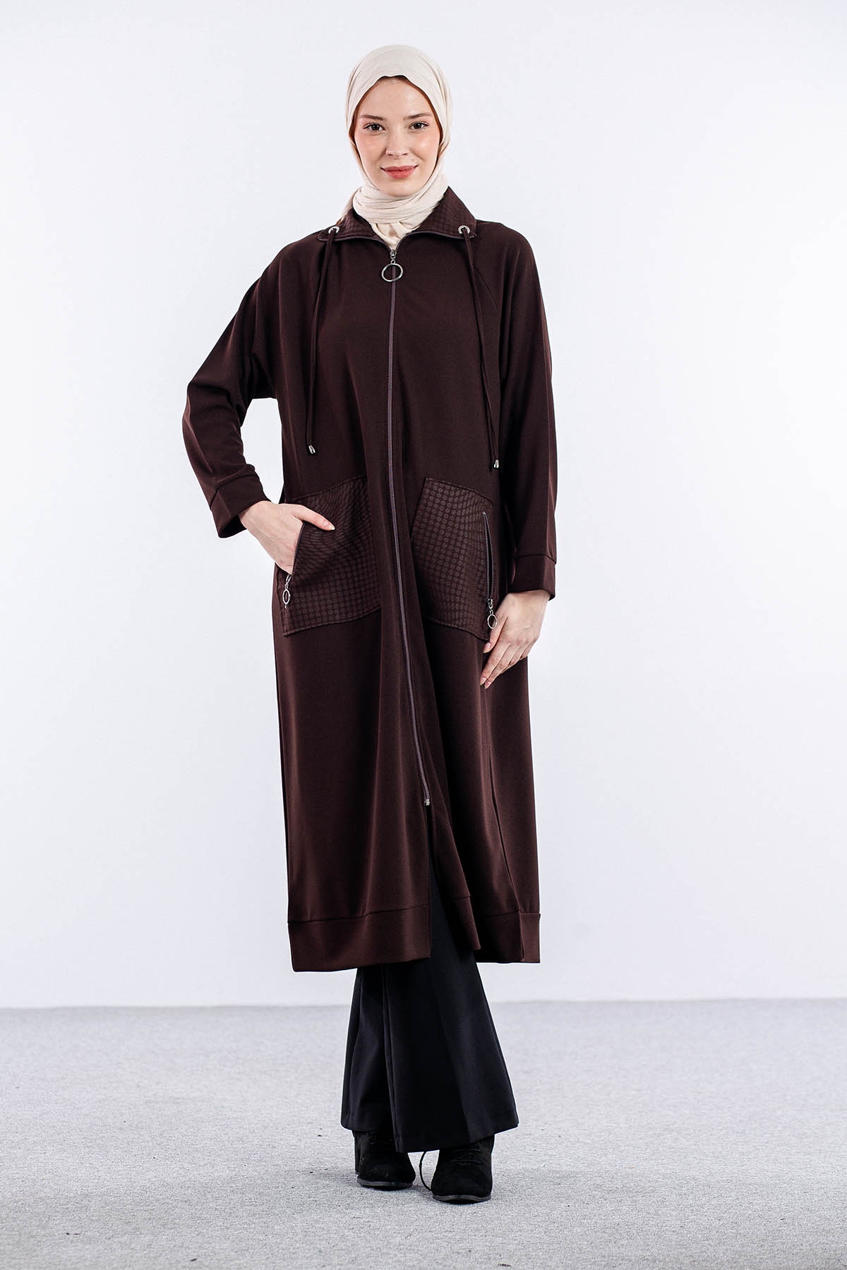 24286 Ferm.kap 44-46-48 - Kahve - 1