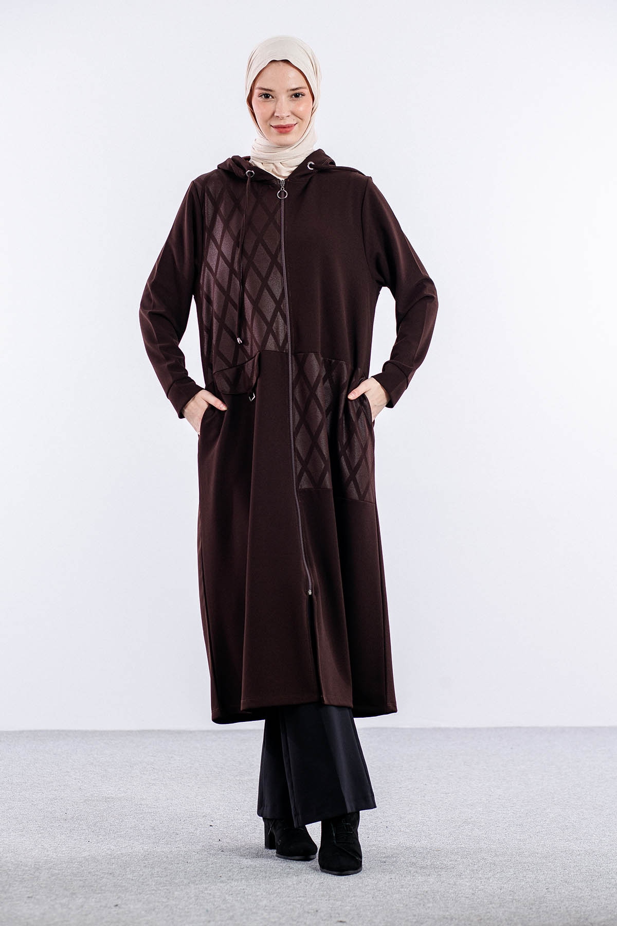 24287 Ferm.kap 44-46-48 - Kahve - 1