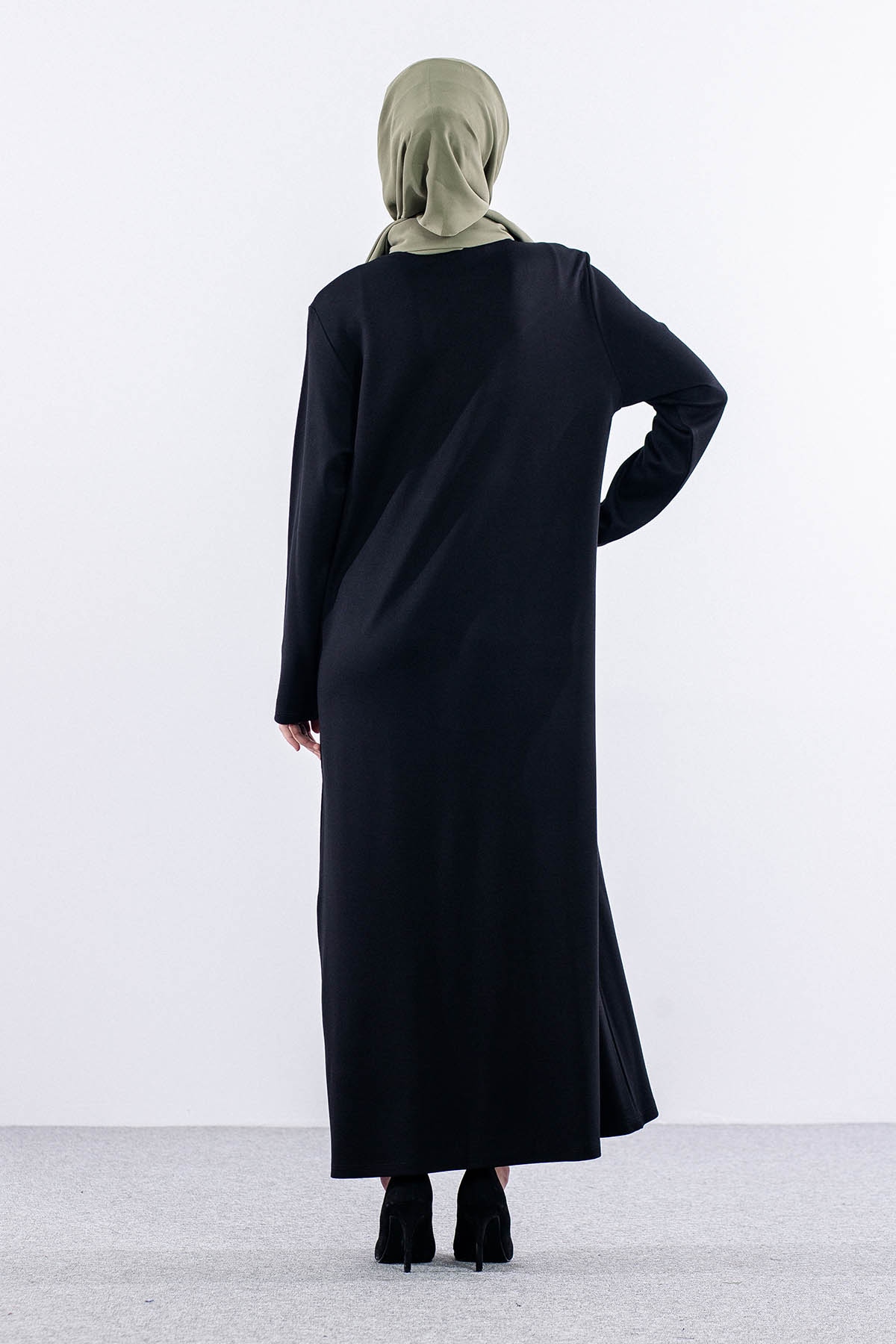 24298 Elbise 44-46-48 Leo - Siyah - 5