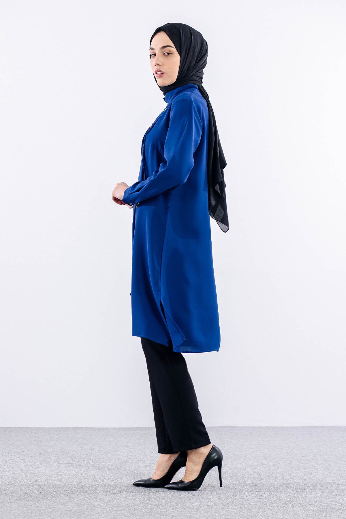 2430 Tunik 42-48 Kusgozu - Sax - 3