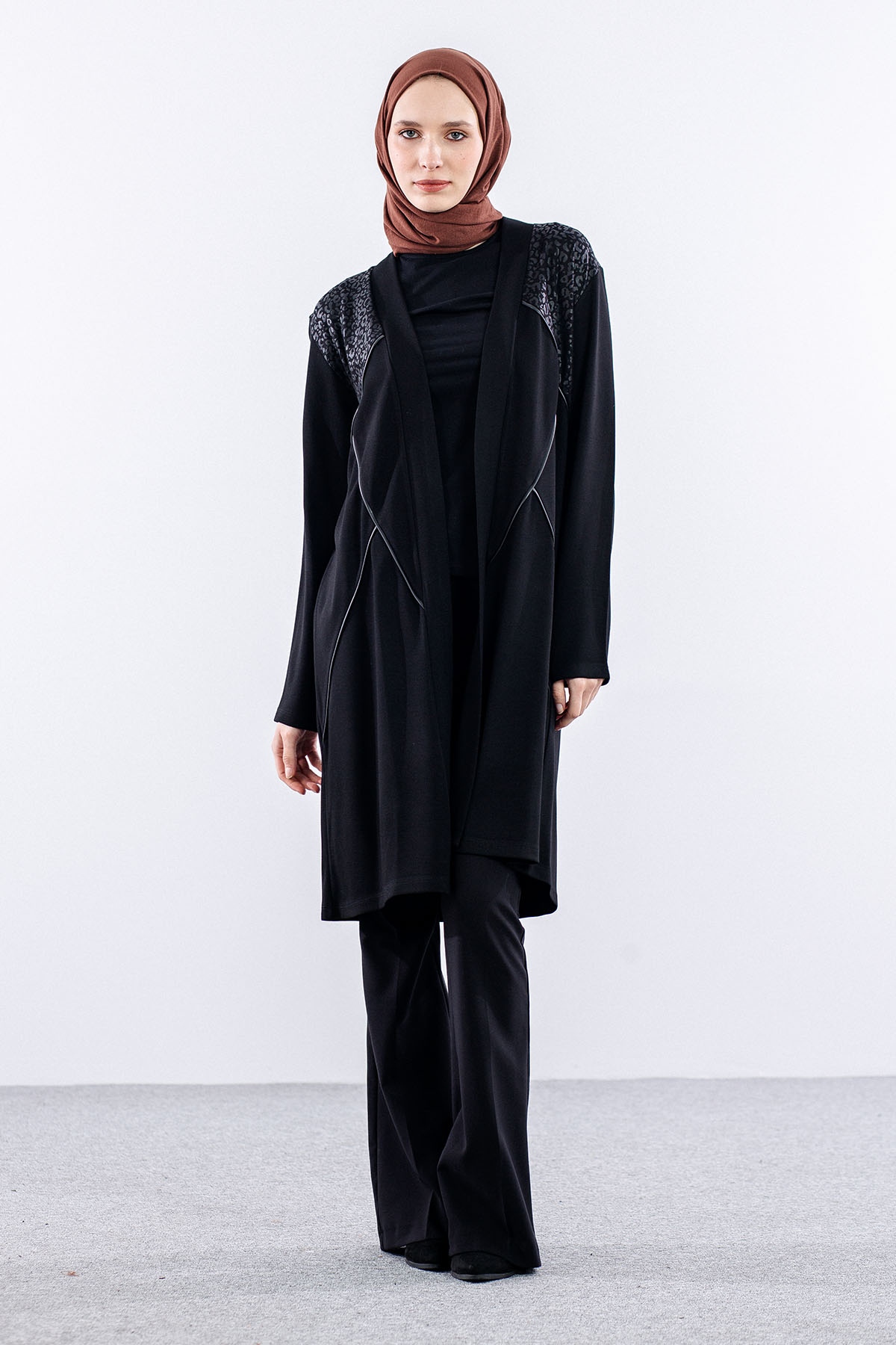 24300 Hirka 44-46-48-50 - Siyah - 1