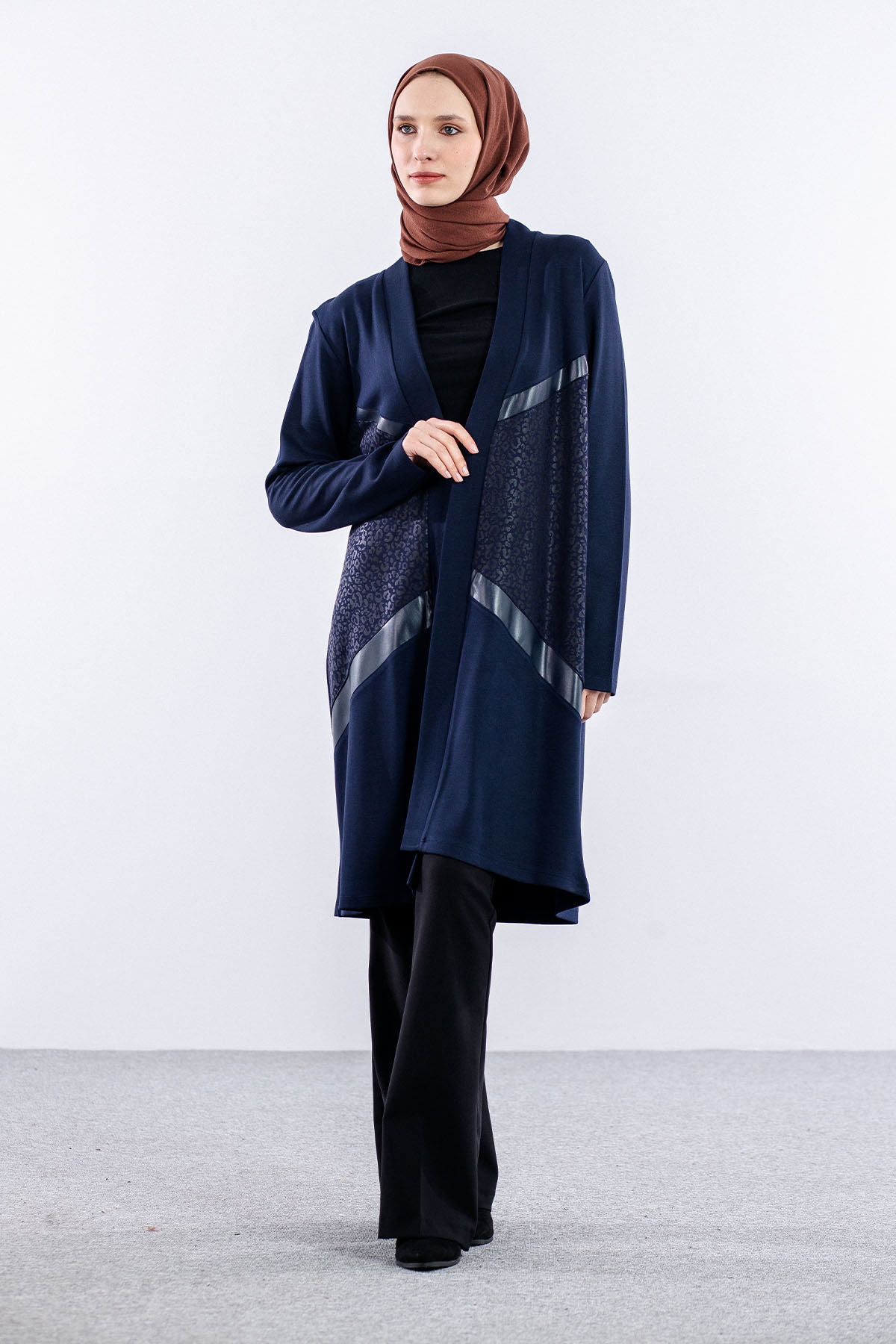 24301 Hirka 44-46-48-50 - Lacivert - 1