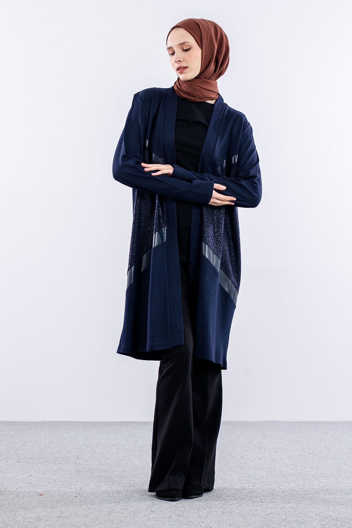 24301 Hirka 44-46-48-50 - Lacivert - 2