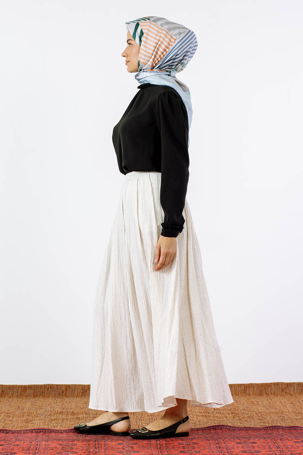 2431092 Plise Etek 38-44 - Ekru - 4