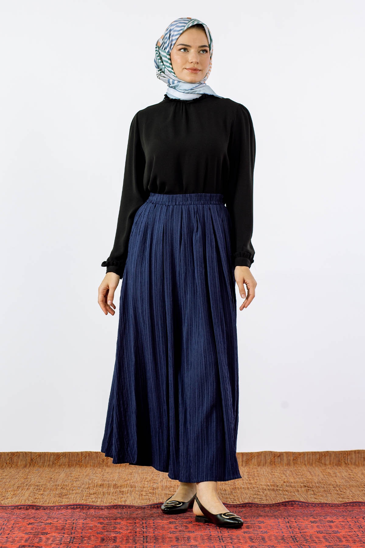 2431092 Plise Etek 38-44 - Lacivert - 4