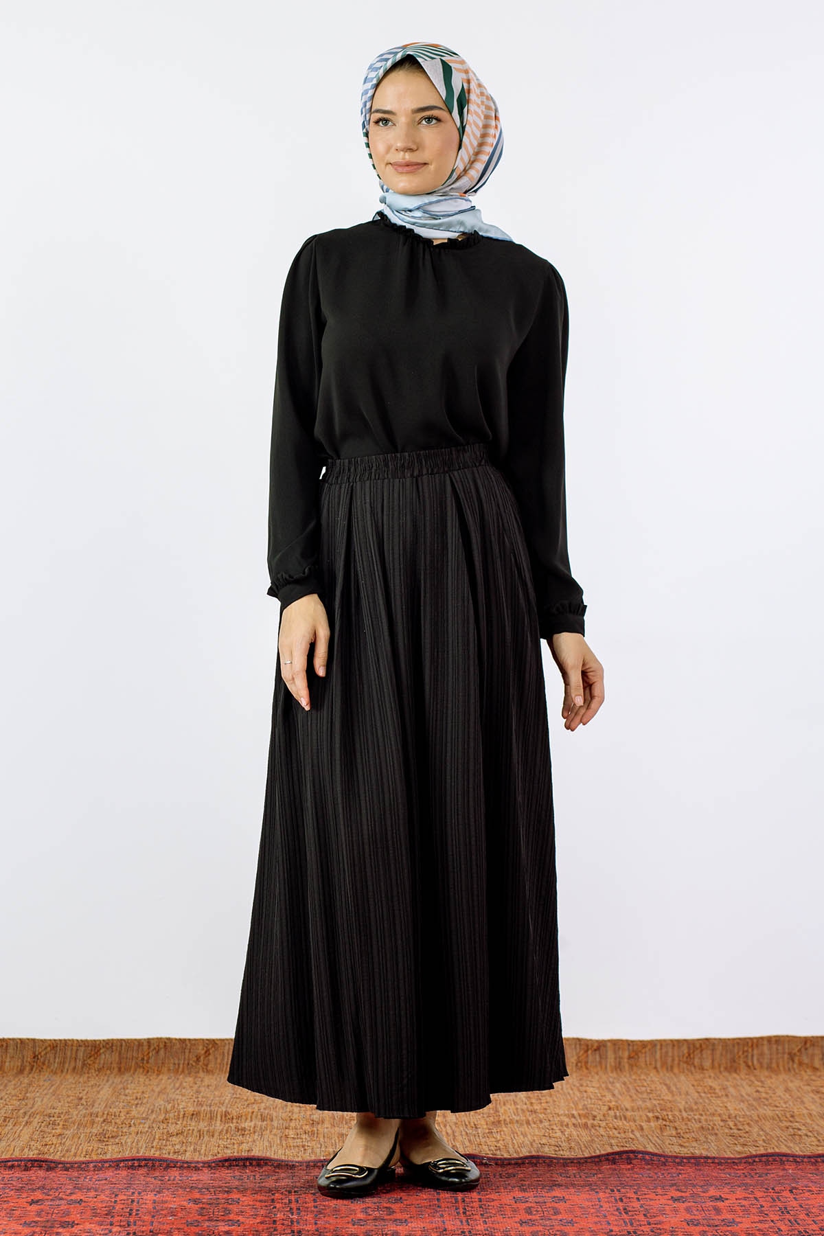 2431092 Plise Etek 38-44 - Siyah - 4