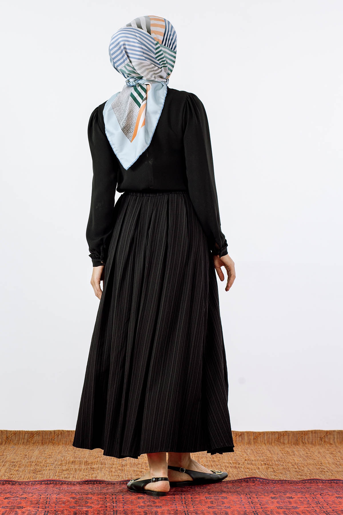 2431092 Plise Etek 38-44 - Siyah - 6