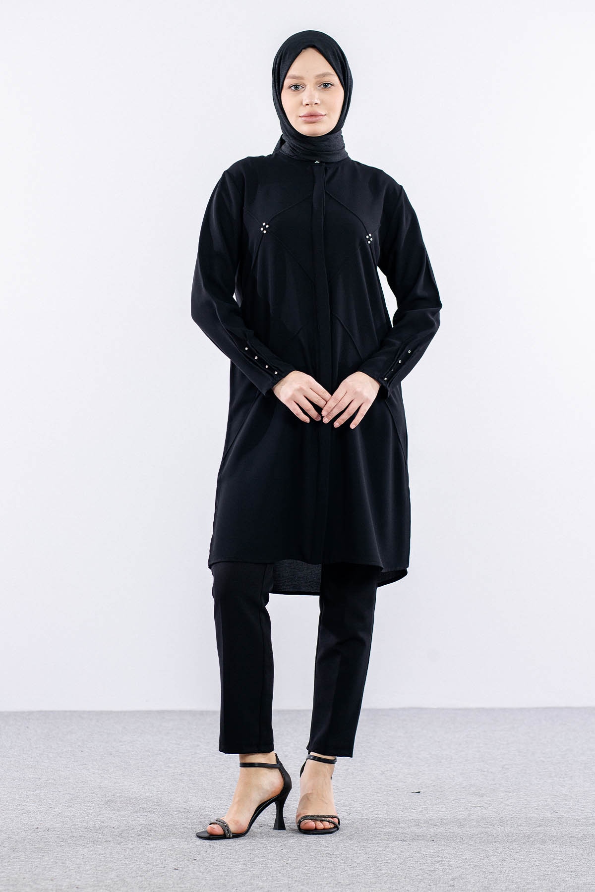 2433 Tunik 42-48 Dks - Siyah - 1