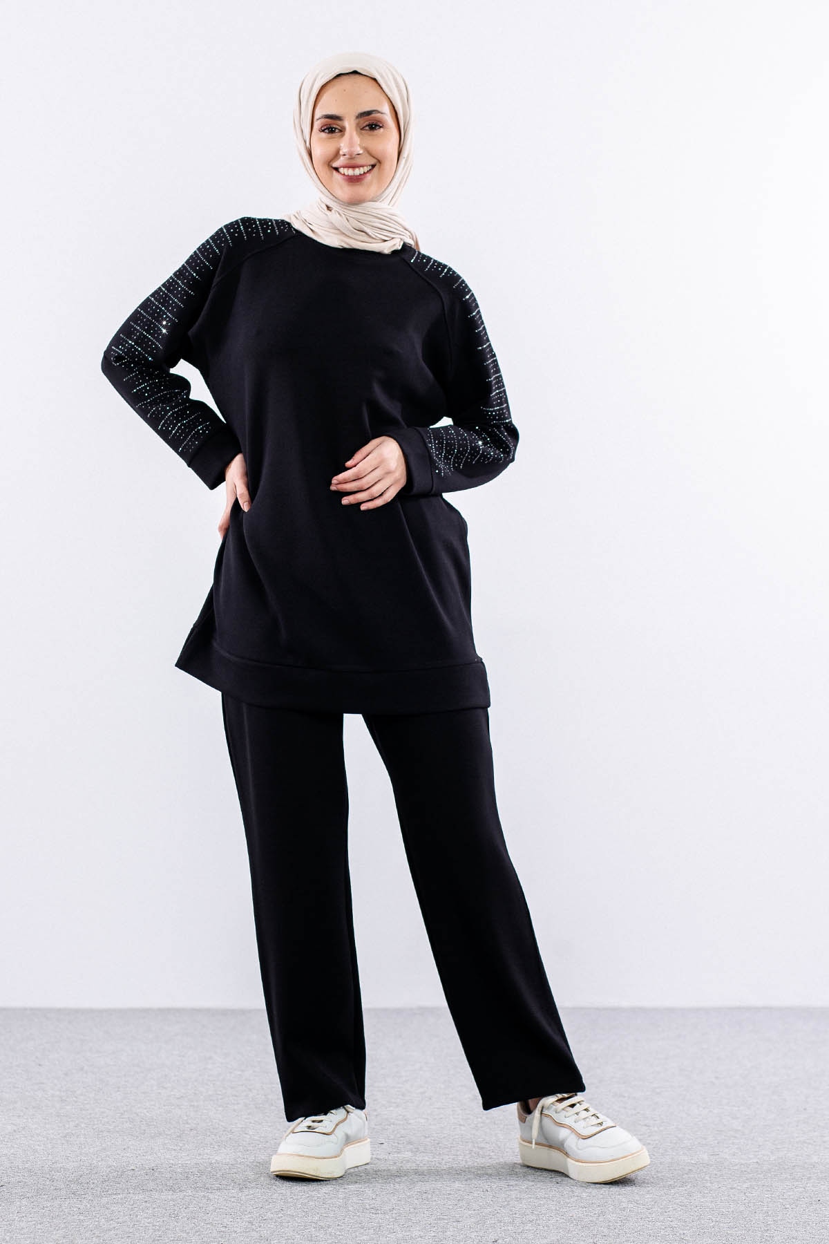 24333 Takim 44-46 Kol Tas - Siyah - 2