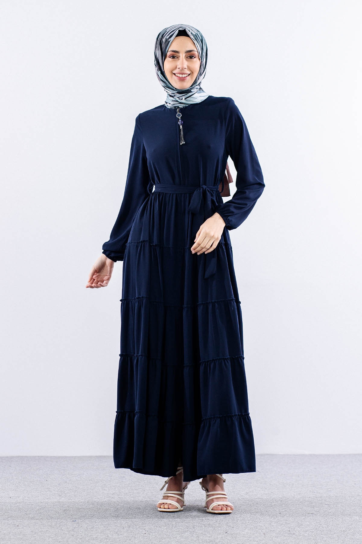 2455 Ferace 38-48 Katli - Lacivert - 1