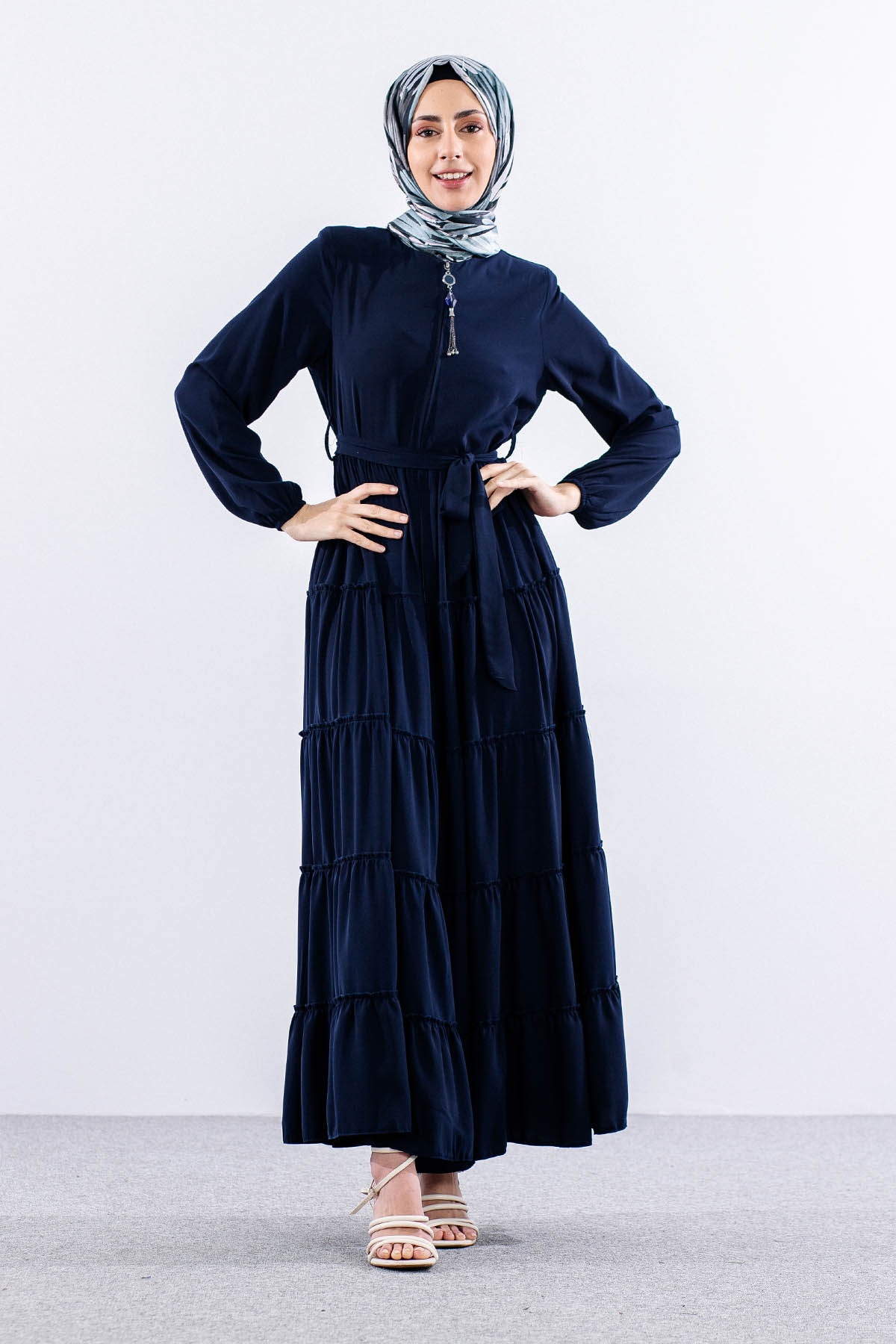 2455 Ferace 38-48 Katli - Lacivert - 3