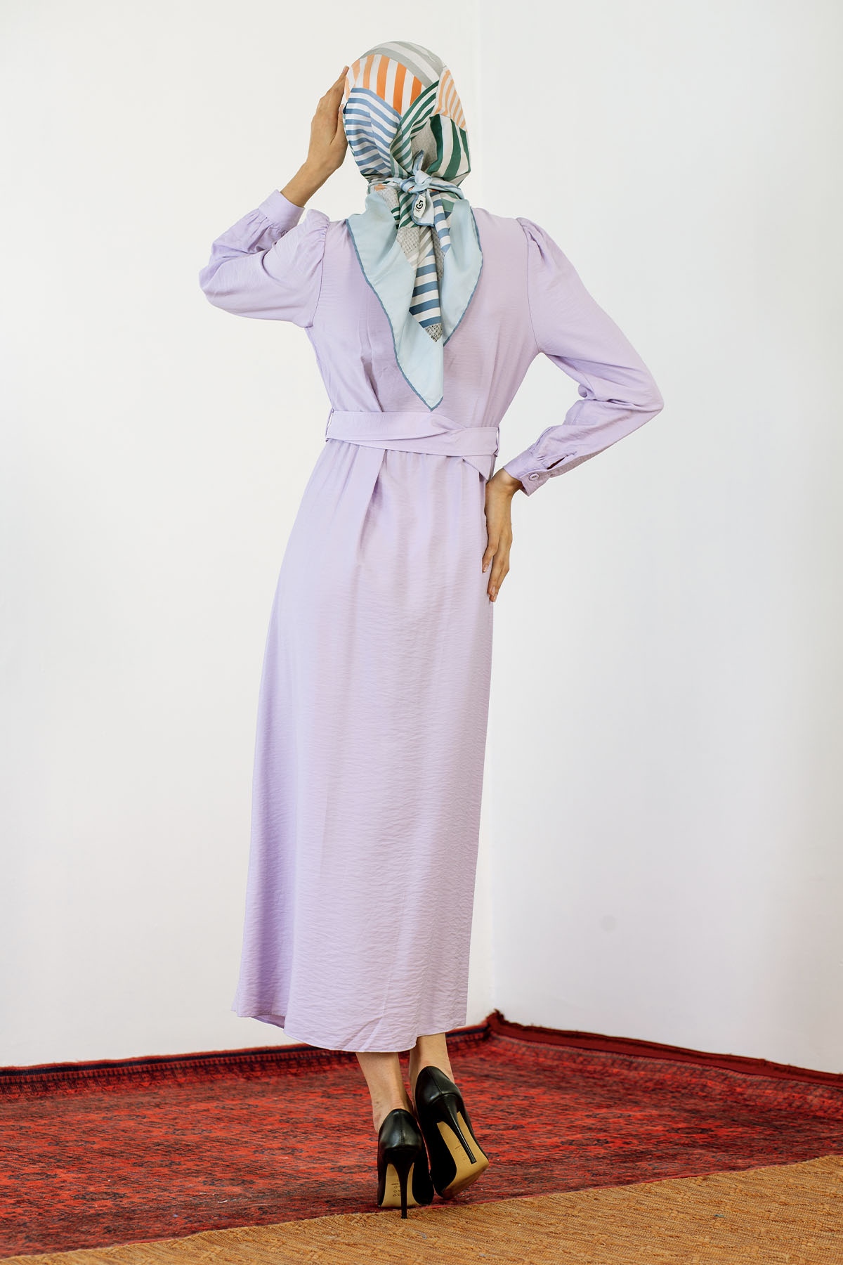 24964 Elbise S-m-l - Lila - 5