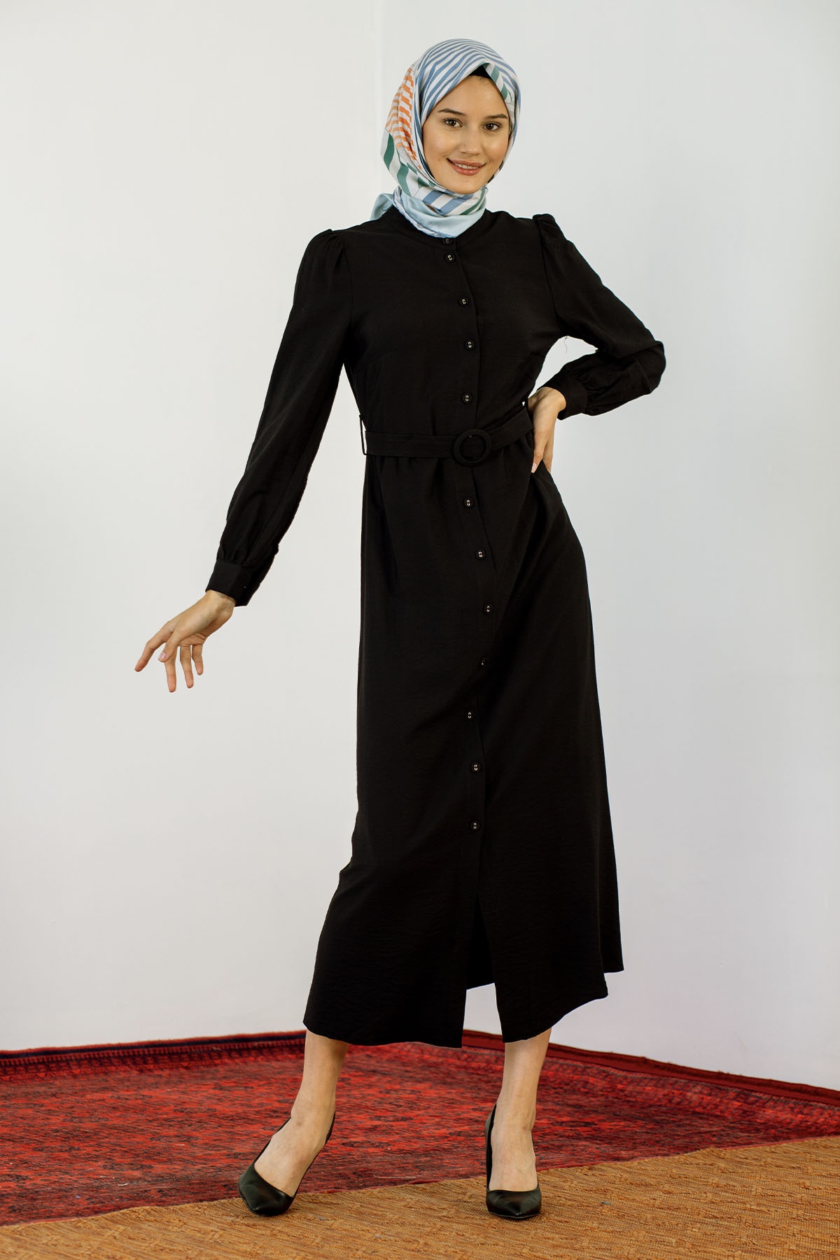 24964 Elbise S-m-l - Siyah - 2