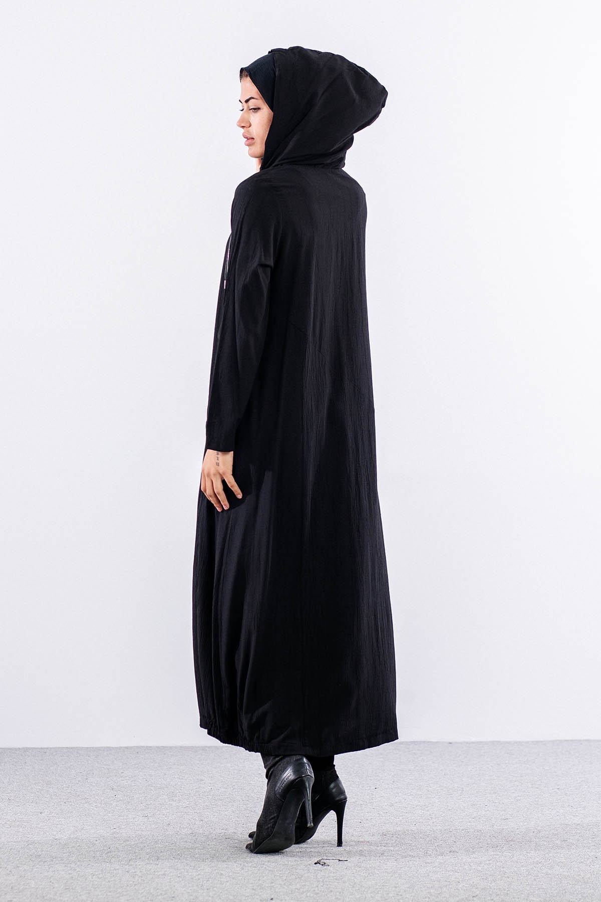 2502 Araboy Kap 38-48 Kapsonlu Spor - Siyah - 2