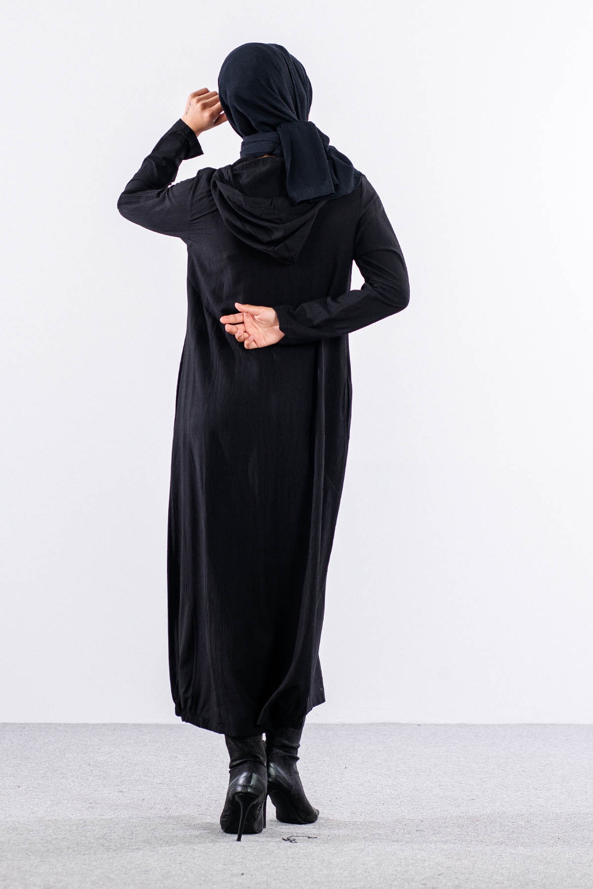 2502 Araboy Kap 38-48 Kapsonlu Spor - Siyah - 5