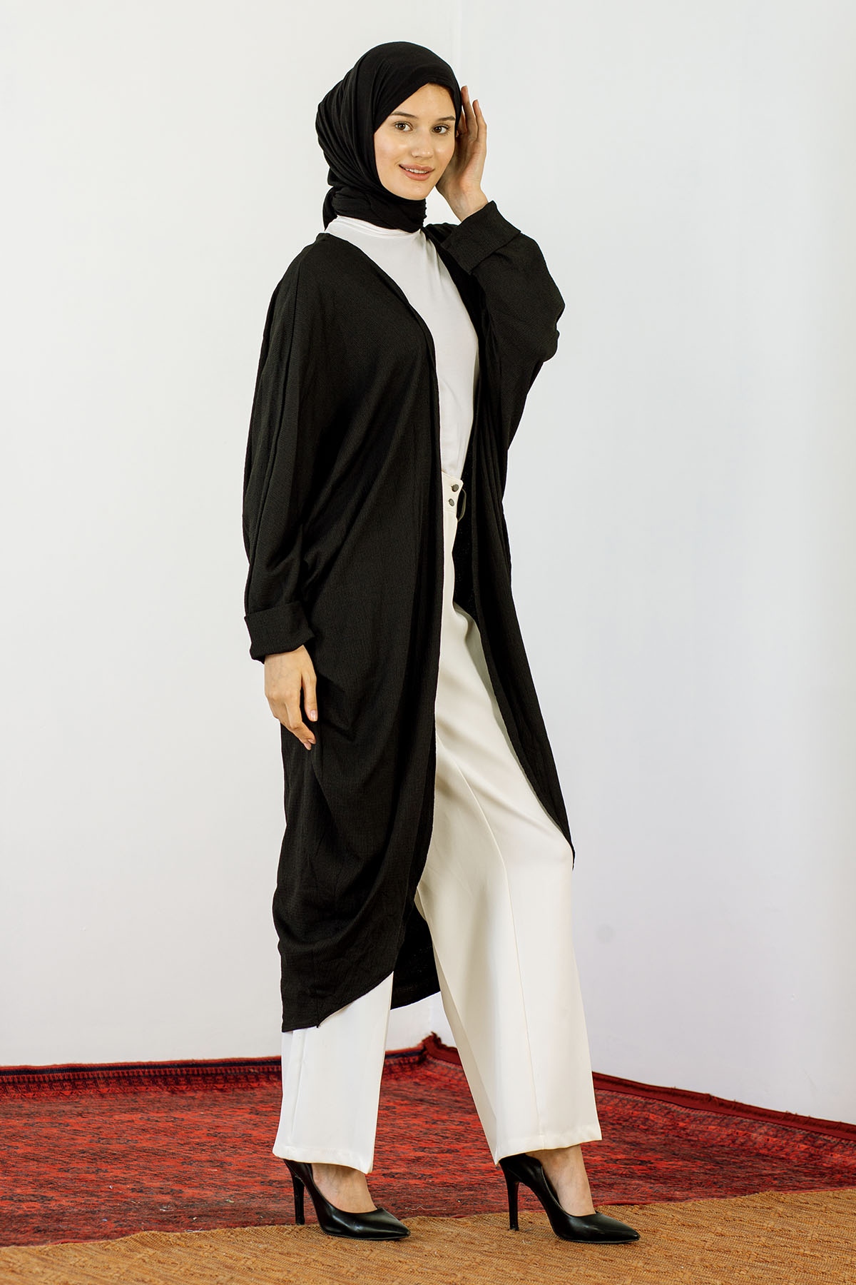 25021 Hirka Tek - Siyah - 4