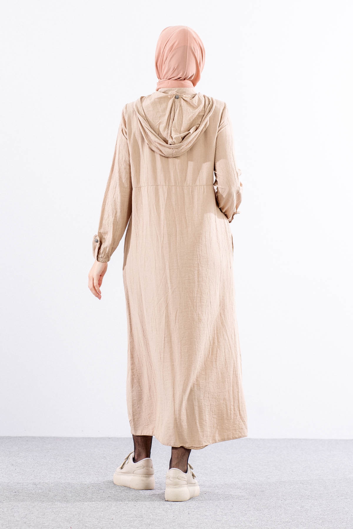 2503 A.boy Kap 38-48 Kapsonlu Spor Model - Bej - 4