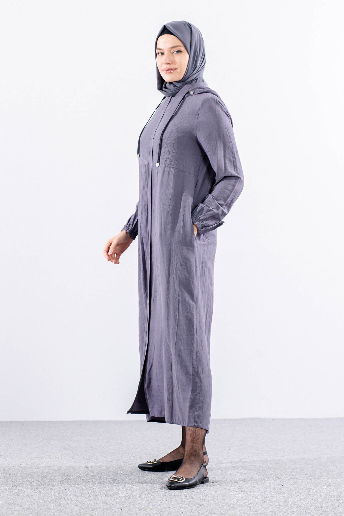 2503 A.boy Kap 38-48 Kapsonlu Spor Model - Gri - 1