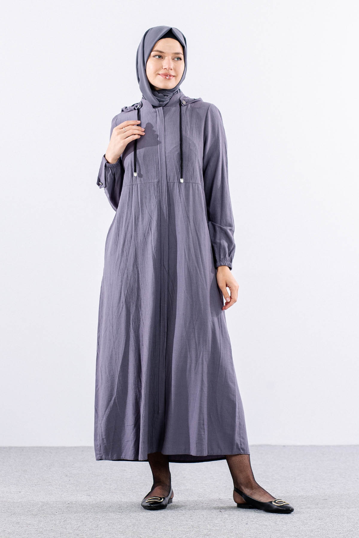 2503 A.boy Kap 38-48 Kapsonlu Spor Model - Gri - 2