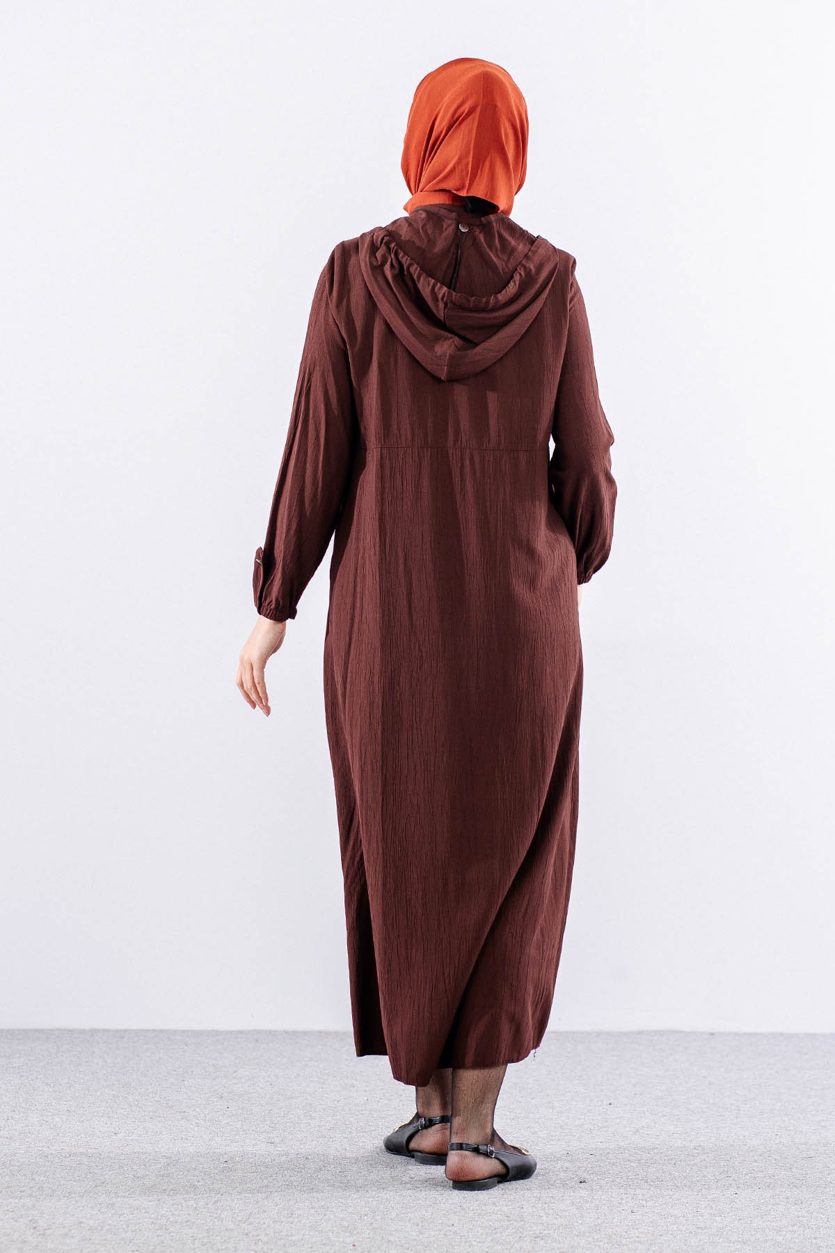 2503 A.boy Kap 38-48 Kapsonlu Spor Model - Kahve - 5