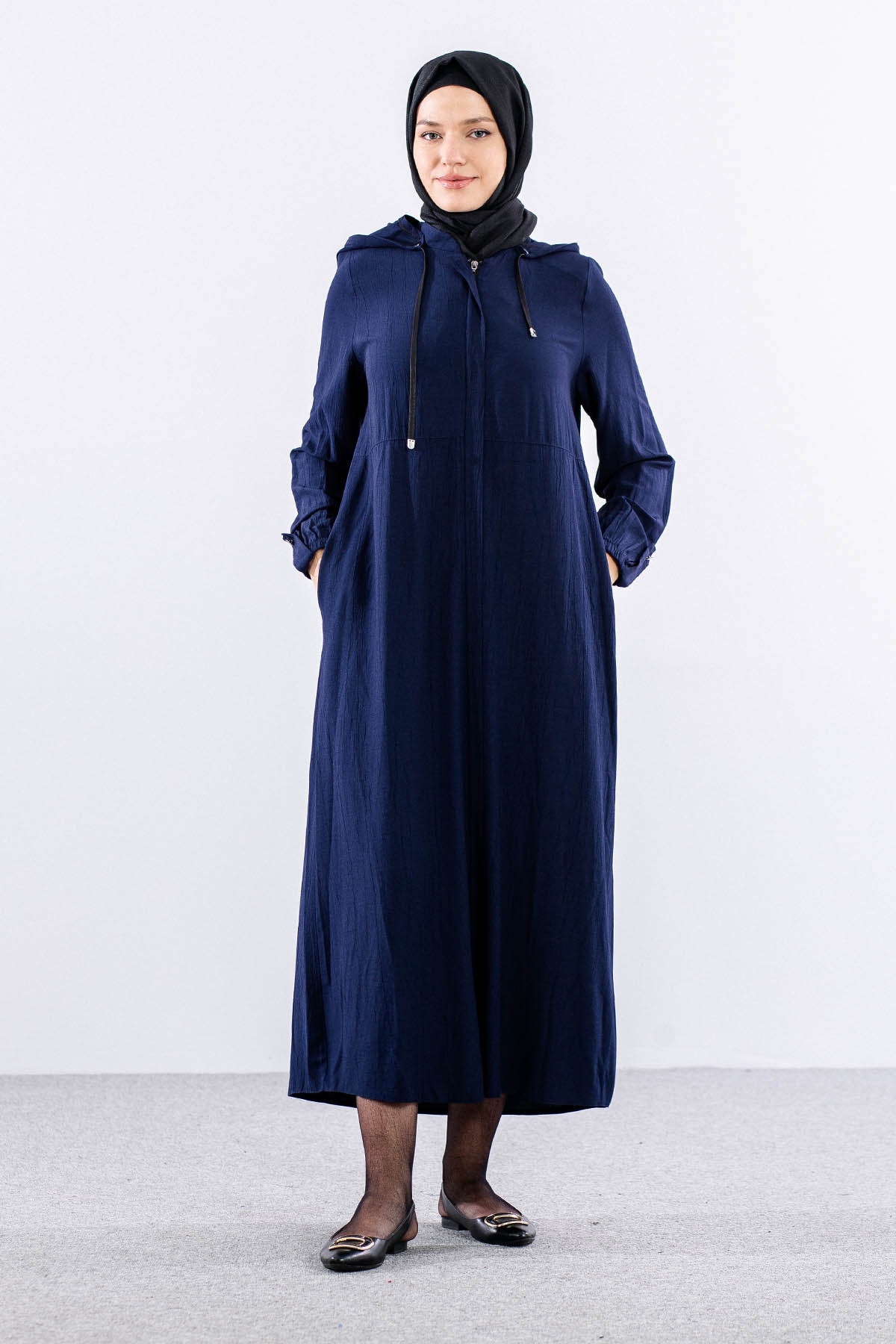 2503 A.boy Kap 38-48 Kapsonlu Spor Model - Lacivert - 1