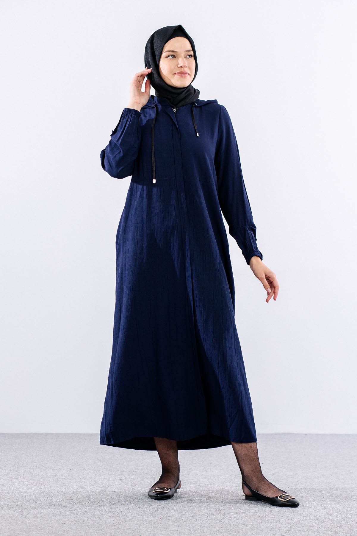 2503 A.boy Kap 38-48 Kapsonlu Spor Model - Lacivert - 3