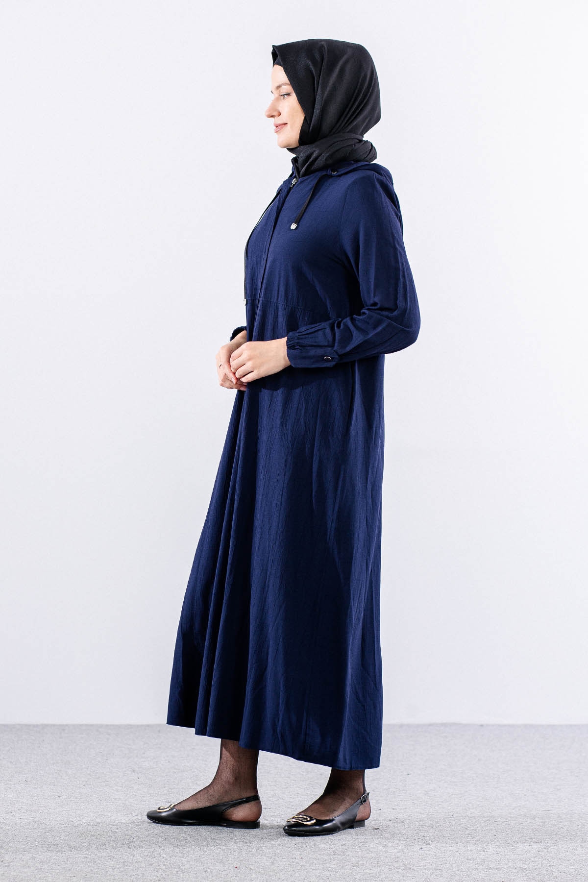 2503 A.boy Kap 38-48 Kapsonlu Spor Model - Lacivert - 4