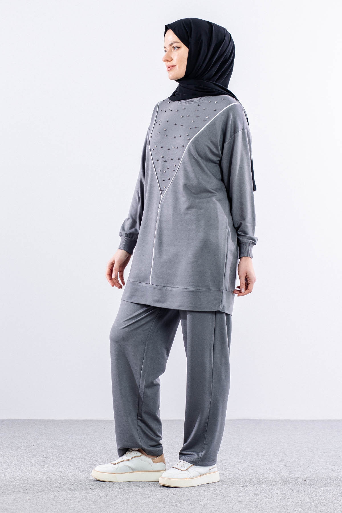 25110 Takim 44-46 - Gri - 3