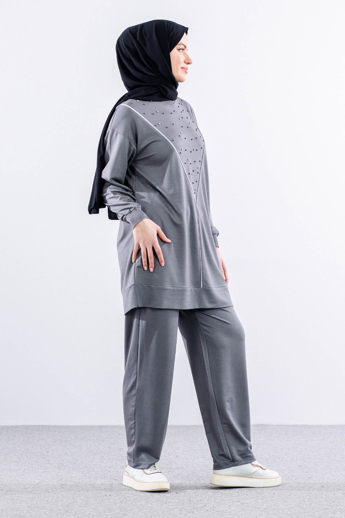 25110 Takim 44-46 - Gri - 4