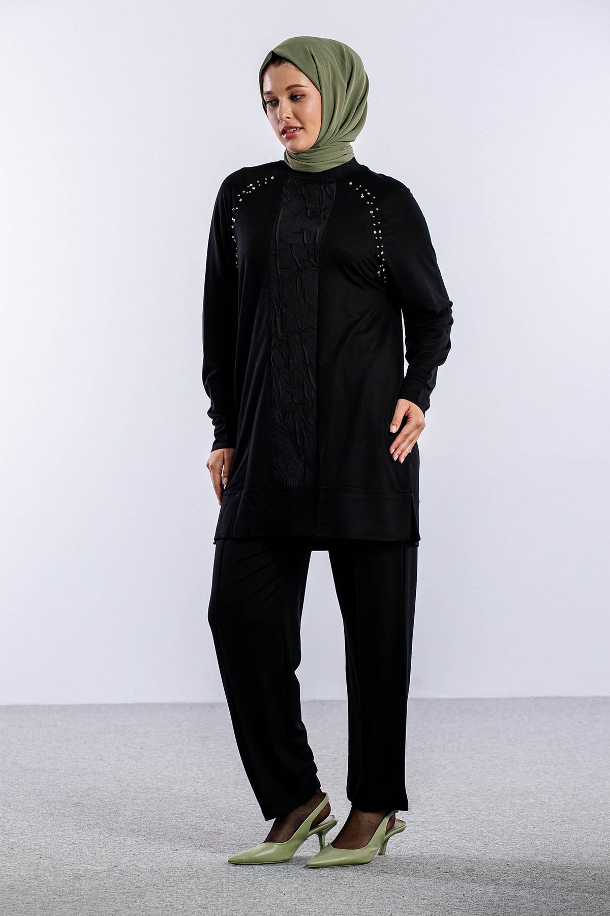 25127 Takim 44-46 - Siyah - 2