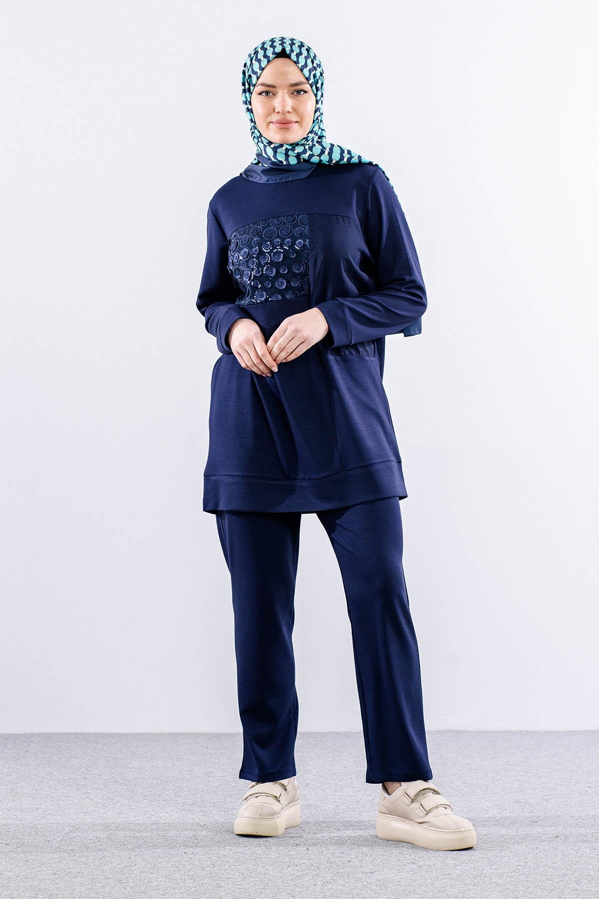 25133 Takim 44-46 Pul - Lacivert - 2